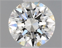 Natural Diamond 0.50 Carats, Round with Excellent Cut, H Color, VS1 Clarity and Certified by GIA