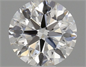 Diamante Natural 0.55 quilates, Redondo , Color I, claridad VVS2 y certificado GIA