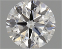 Diamante Natural 0.55 quilates, Redondo , Color I, claridad VVS2 y certificado GIA