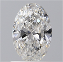Diamante Natural 0.72 quilates, Ovalado , Color G, claridad SI1 y certificado GIA