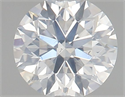 Natural Diamond 0.40 Carats, Round with Excellent Cut, F Color, SI2 Clarity and Certified by GIA