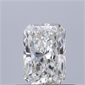 Natural Diamond 0.50 Carats, Radiant with  Cut, G Color, VVS2 Clarity and Certified by GIA