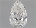 Diamante Natural 0.50 quilates, De pera , Color E, claridad IF y certificado GIA