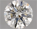 Natural Diamond 0.70 Carats, Round with Excellent Cut, J Color, VVS1 Clarity and Certified by GIA