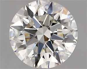 Picture of Natural Diamond 0.70 Carats, Round with Excellent Cut, J Color, VVS1 Clarity and Certified by GIA