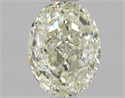 Natural Diamond 1.01 Carats, Oval with  Cut, M Color, VVS1 Clarity and Certified by GIA