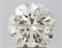 Diamante Natural 2.30 quilates, Redondo , Color J, claridad VVS2 y certificado IGI