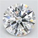 Lab Grown Diamond 4.79 Carats, Round with Excellent Cut, D Color, IF Clarity and Certified by GIA