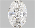 Diamante Natural 0.40 quilates, Ovalado , Color F, claridad SI1 y certificado GIA