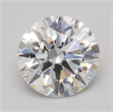 Lab Grown Diamond 1.16 Carats, Round with Ideal Cut, D Color, VVS2 Clarity and Certified by IGI