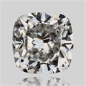 Natural Diamond 0.51 Carats, Cushion with  Cut, F Color, SI1 Clarity and Certified by GIA
