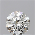 Natural Diamond 0.40 Carats, Round with Excellent Cut, H Color, SI2 Clarity and Certified by GIA