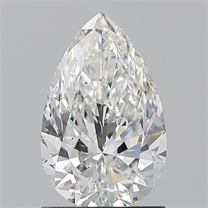 Foto Diamante Natural 1.20 quilates, De pera , Color F, claridad SI1 y certificado GIA de
