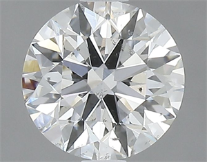 Foto Diamante Natural 0.60 quilates, Redondo , Color G, claridad SI2 y certificado GIA de