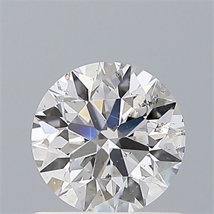 Picture of Natural Diamond 0.70 Carats, Round with Excellent Cut, D Color, SI2 Clarity and Certified by GIA