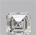 Natural Diamond 0.70 Carats, Asscher with  Cut, H Color, VVS1 Clarity and Certified by GIA
