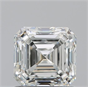 Natural Diamond 1.20 Carats, Asscher with  Cut, I Color, VS2 Clarity and Certified by GIA