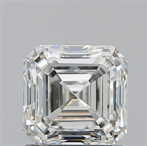 Picture of Natural Diamond 1.20 Carats, Asscher with  Cut, I Color, VS2 Clarity and Certified by GIA