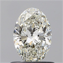 Diamante Natural 0.60 quilates, Ovalado , Color J, claridad VS2 y certificado GIA
