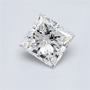 Foto Diamante Princess Natural G VS2 de 0,61 quilates, Ideal-Cut, certificado por GIA de