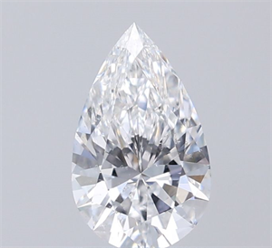 Picture of Natural Diamond 0.50 Carats, Pear with  Cut, D Color, SI2 Clarity and Certified by GIA
