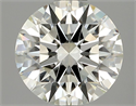 Natural Diamond 1.03 Carats, Round with Excellent Cut, J Color, IF Clarity and Certified by GIA