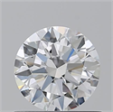 Natural Diamond 0.70 Carats, Round with Excellent Cut, E Color, VVS2 Clarity and Certified by GIA