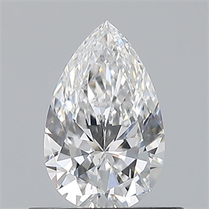 Picture of Natural Diamond 0.50 Carats, Pear with  Cut, D Color, VVS1 Clarity and Certified by GIA