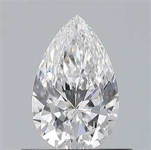 Picture of Natural Diamond 0.50 Carats, Pear with  Cut, D Color, VVS1 Clarity and Certified by GIA