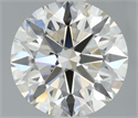 Natural Diamond 0.82 Carats, Round with Excellent Cut, J Color, VVS1 Clarity and Certified by IGI