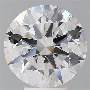Picture of Lab Grown Diamond 5.59 Carats, Round with Ideal Cut, E Color, VVS2 Clarity and Certified by IGI