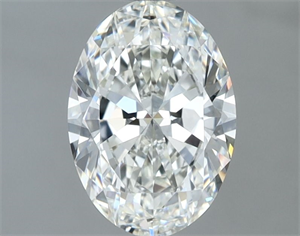 Picture of Natural Diamond 1.30 Carats, Oval with  Cut, H Color, VVS1 Clarity and Certified by IGI