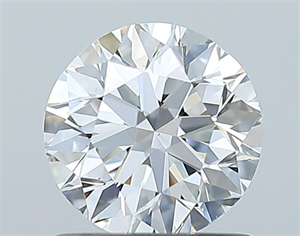 Picture of Natural Diamond 0.89 Carats, Round with Excellent Cut, E Color, VS1 Clarity and Certified by GIA