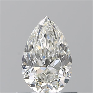Picture of Natural Diamond 0.70 Carats, Pear with  Cut, H Color, VVS1 Clarity and Certified by GIA