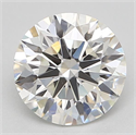 Natural Diamond 0.71 Carats, Round with Excellent Cut, H Color, SI1 Clarity and Certified by GIA