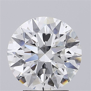 Picture of Lab Grown Diamond 3.06 Carats, Round with Ideal Cut, E Color, VS2 Clarity and Certified by IGI