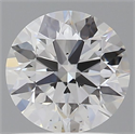 Natural Diamond 0.70 Carats, Round with Excellent Cut, F Color, SI2 Clarity and Certified by GIA