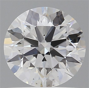 Picture of Natural Diamond 0.70 Carats, Round with Excellent Cut, F Color, SI2 Clarity and Certified by GIA