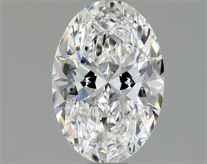 Foto Diamante Natural 0.90 quilates, Ovalado , Color E, claridad VVS2 y certificado GIA de