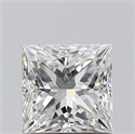 Natural Diamond 0.90 Carats, Princess with  Cut, E Color, VVS1 Clarity and Certified by GIA