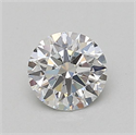 Del inventario de diamantes de laboratorio, 0.70 quilates, Redondo , Color E, claridad VVS2 y certificado IGI