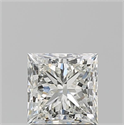 Natural Diamond 1.53 Carats, Princess with  Cut, J Color, VVS2 Clarity and Certified by GIA