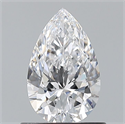 Diamante Natural 0.70 quilates, De pera , Color D, claridad VS1 y certificado GIA