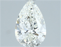 Natural Diamond 1.09 Carats, Pear with  Cut, H Color, VS2 Clarity and Certified by IGI
