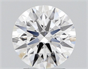 Del inventario de diamantes de laboratorio, 2.04 quilates, Redondo , Color D, claridad IF y certificado IGI