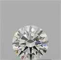 Natural Diamond 0.42 Carats, Round with Excellent Cut, G Color, VVS1 Clarity and Certified by GIA