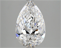Natural Diamond 3.02 Carats, Pear with  Cut, D Color, FL Clarity and Certified by GIA