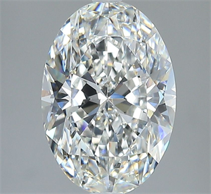 Picture of Natural Diamond 2.51 Carats, Oval with  Cut, G Color, VS2 Clarity and Certified by GIA