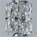Diamante Natural 2.21 quilates, Radiante , Color D, claridad SI1 y certificado GIA