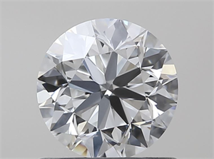 Picture of Natural Diamond 0.70 Carats, Round with Very Good Cut, E Color, VVS2 Clarity and Certified by GIA